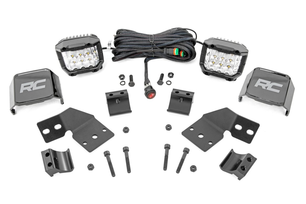 Polaris XPEDITION ADV 5 LED Light Kit - Front - Rough Country - 3